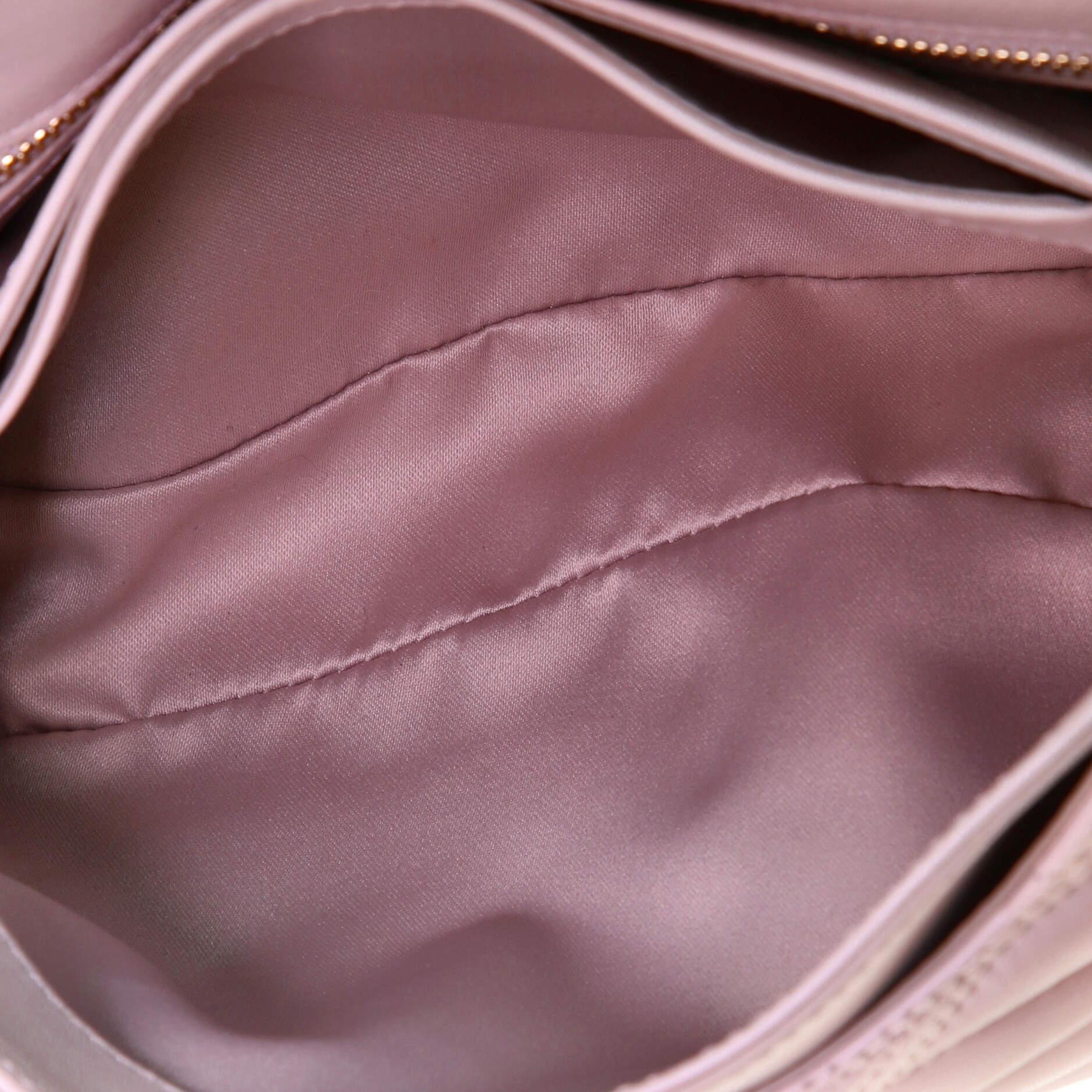 Beige Salvatore Ferragamo Lexi Shoulder Bag Quilted Leather Small
