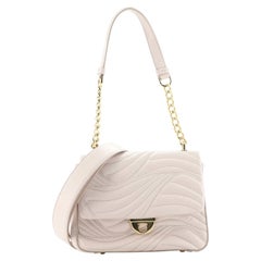 Salvatore Ferragamo Lexi Shoulder Bag Quilted Leather Small