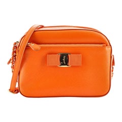 Salvatore Ferragamo Lydia Camera Bag Saffiano Leather Small