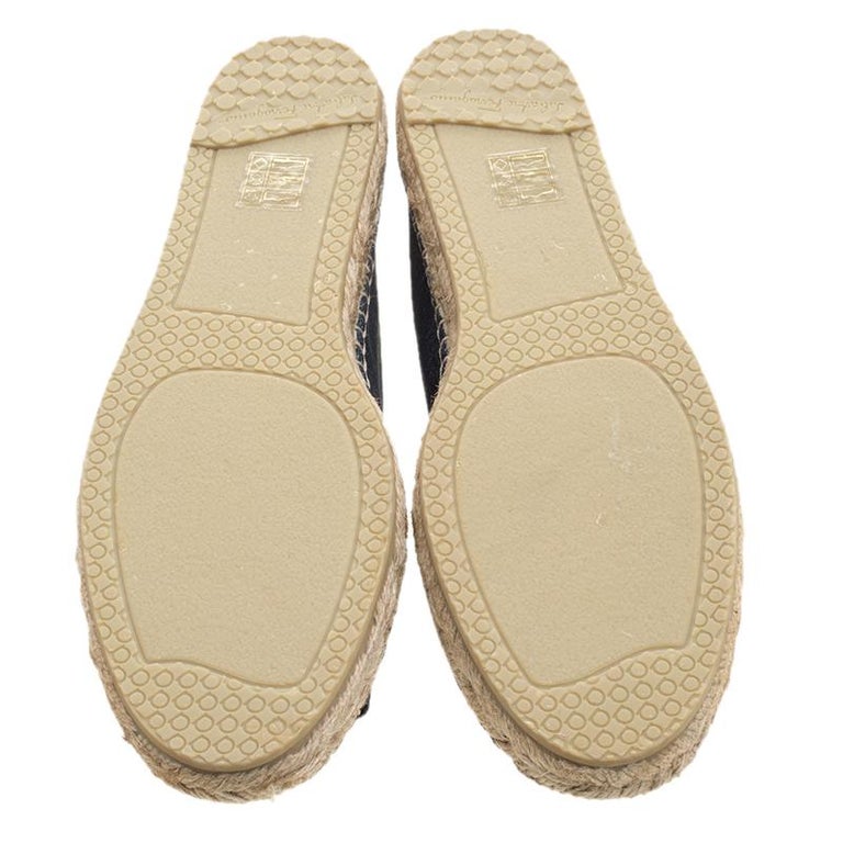salvatore ferragamo denim shoes