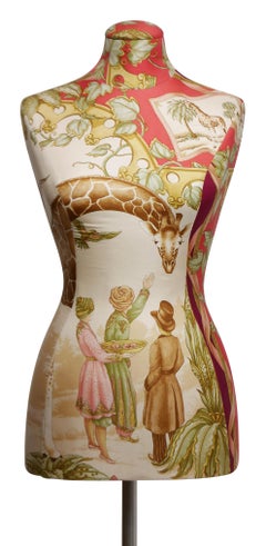 Salvatore Ferragamo Mannequin for Saks 5th Ave on Brushed Steel Stand