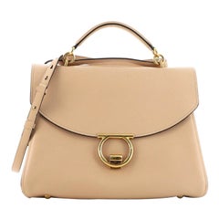 Salvatore Ferragamo Margot Satchel Leather Large