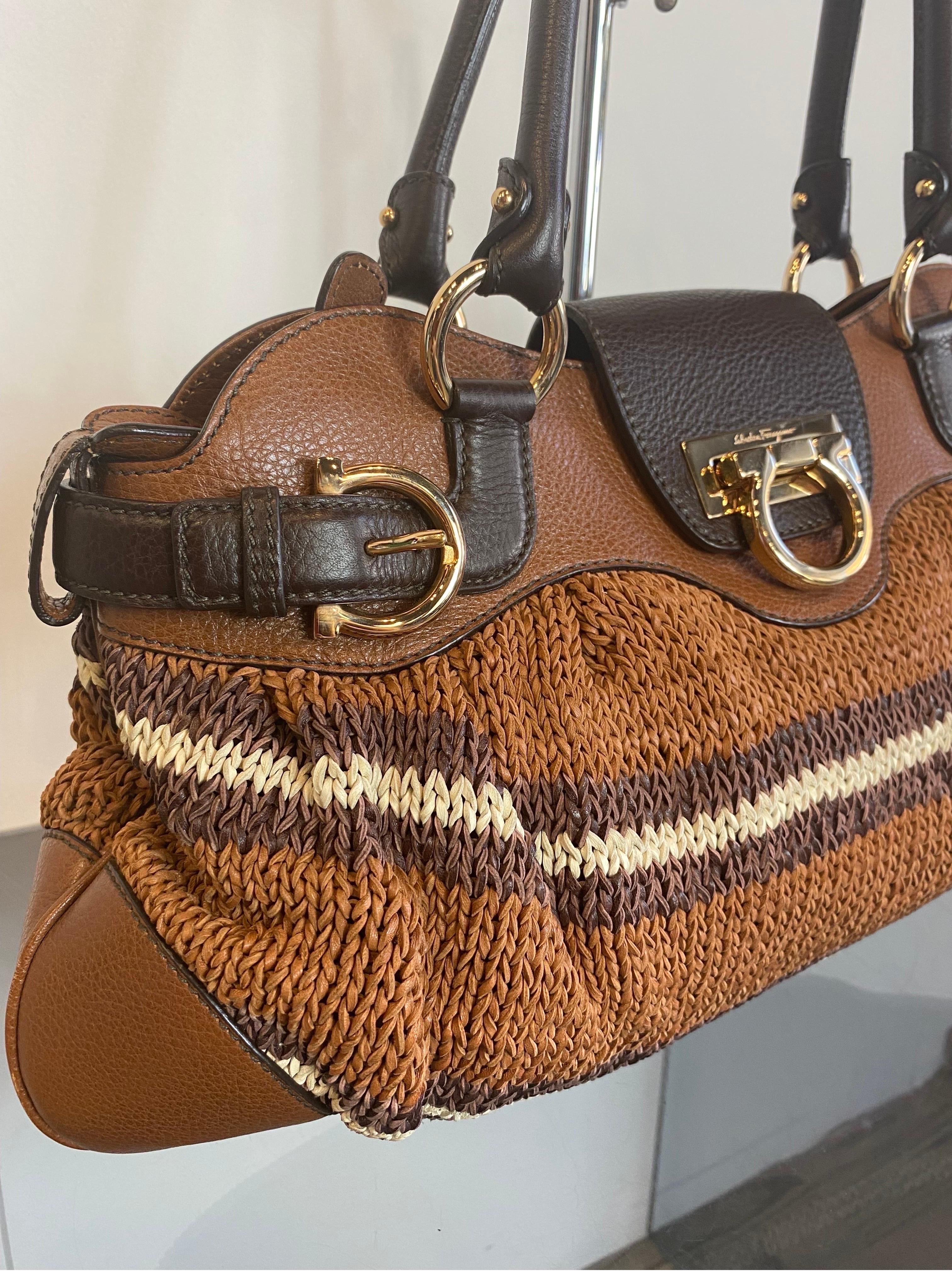Salvatore Ferragamo Marina shoulder crochet bag 1