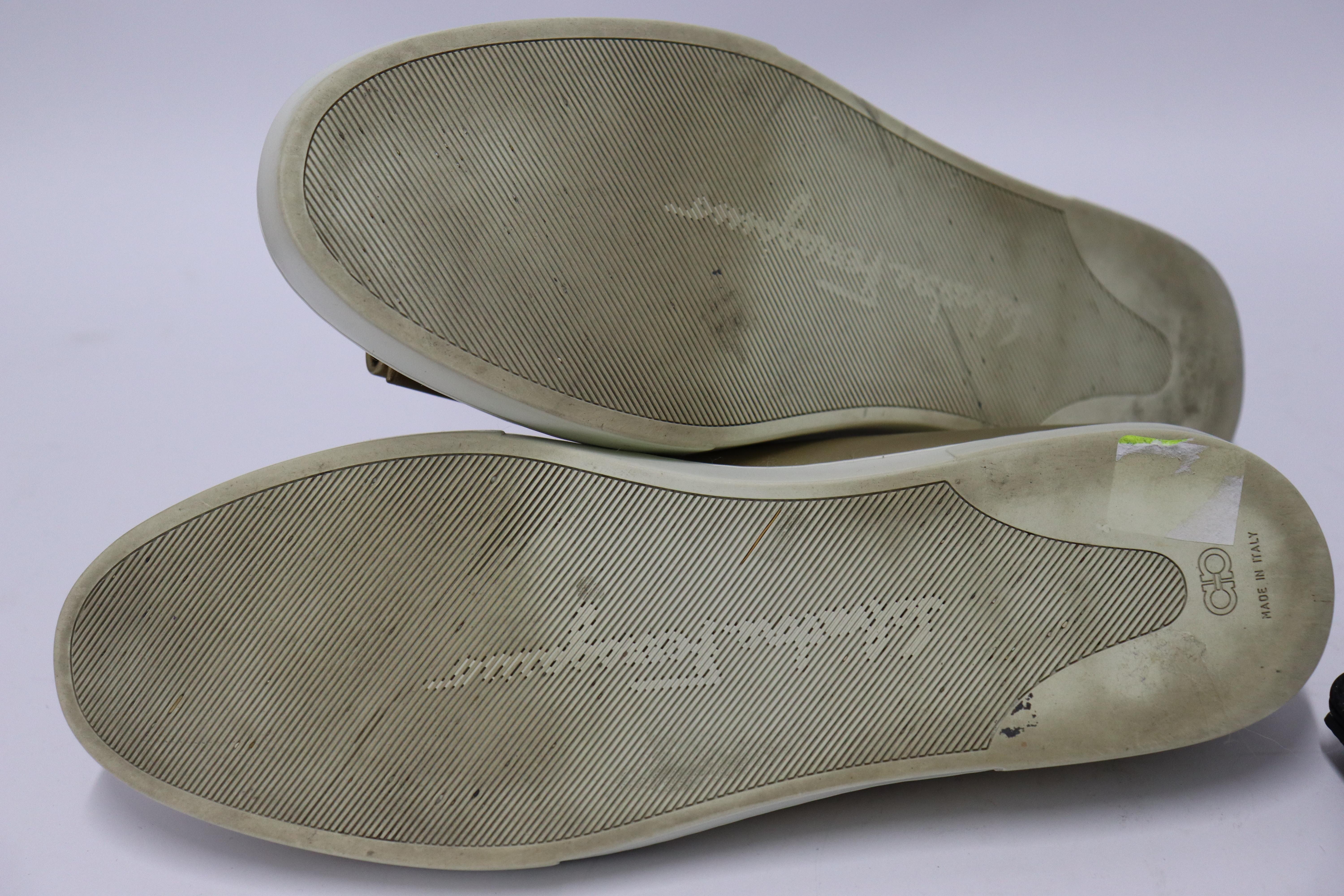 Salvatore Ferragamo Mekong Leather Loafers Size US 7.5 For Sale 2