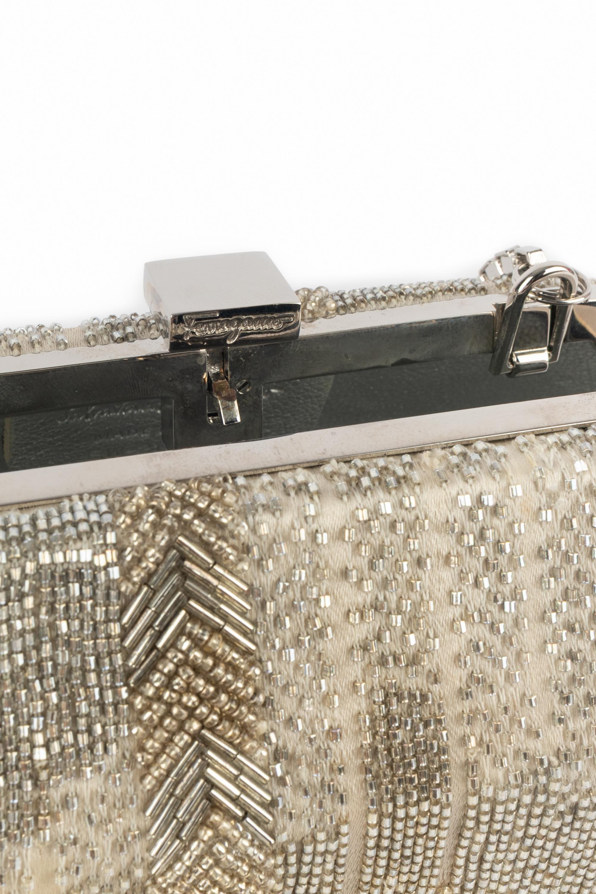 Salvatore Ferragamo minaudiere bag en vente 4