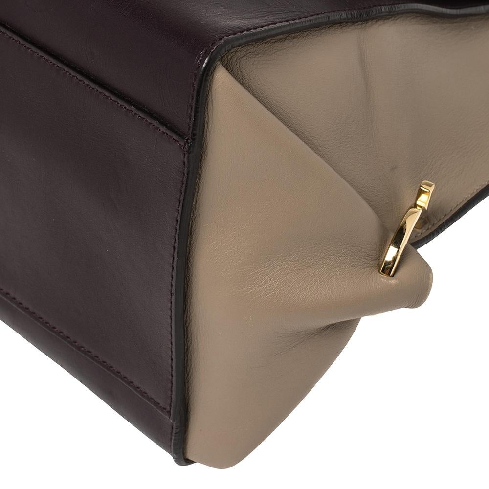 Salvatore Ferragamo Mehrfarbige große Sofia Top Handle Bag aus Leder 1