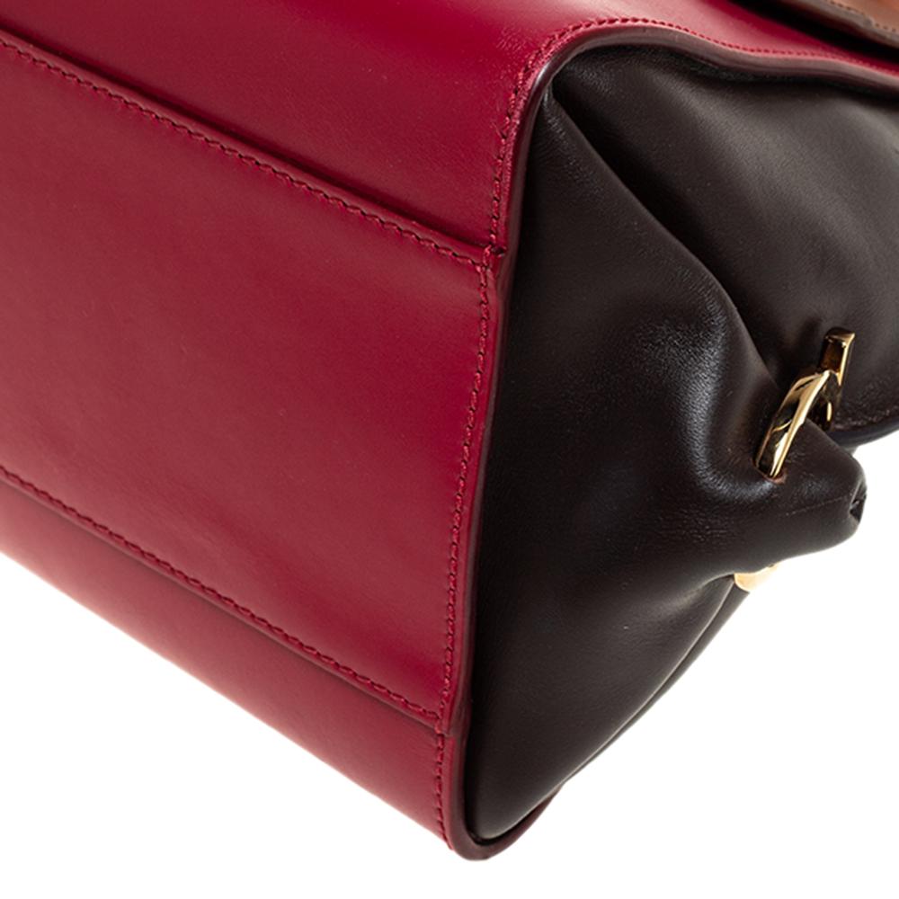 Salvatore Ferragamo Multicolor Leather Medium Sofia Top Handle Bag 4