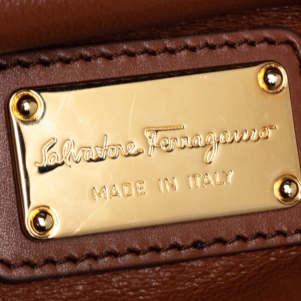Women's Salvatore Ferragamo Multicolor Leather Medium Sofia Top Handle Bag