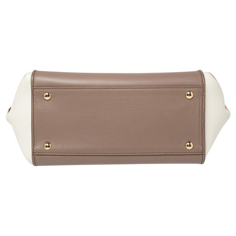 Salvatore Ferragamo Multicolor Leather Sofia Top Handle Bag at 1stDibs