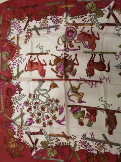 Salvatore Ferragamo multicoloured silk scarf - foulard