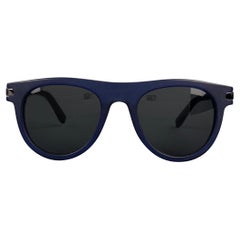 SALVATORE FERRAGAMO Navy Acetate Sunglasses