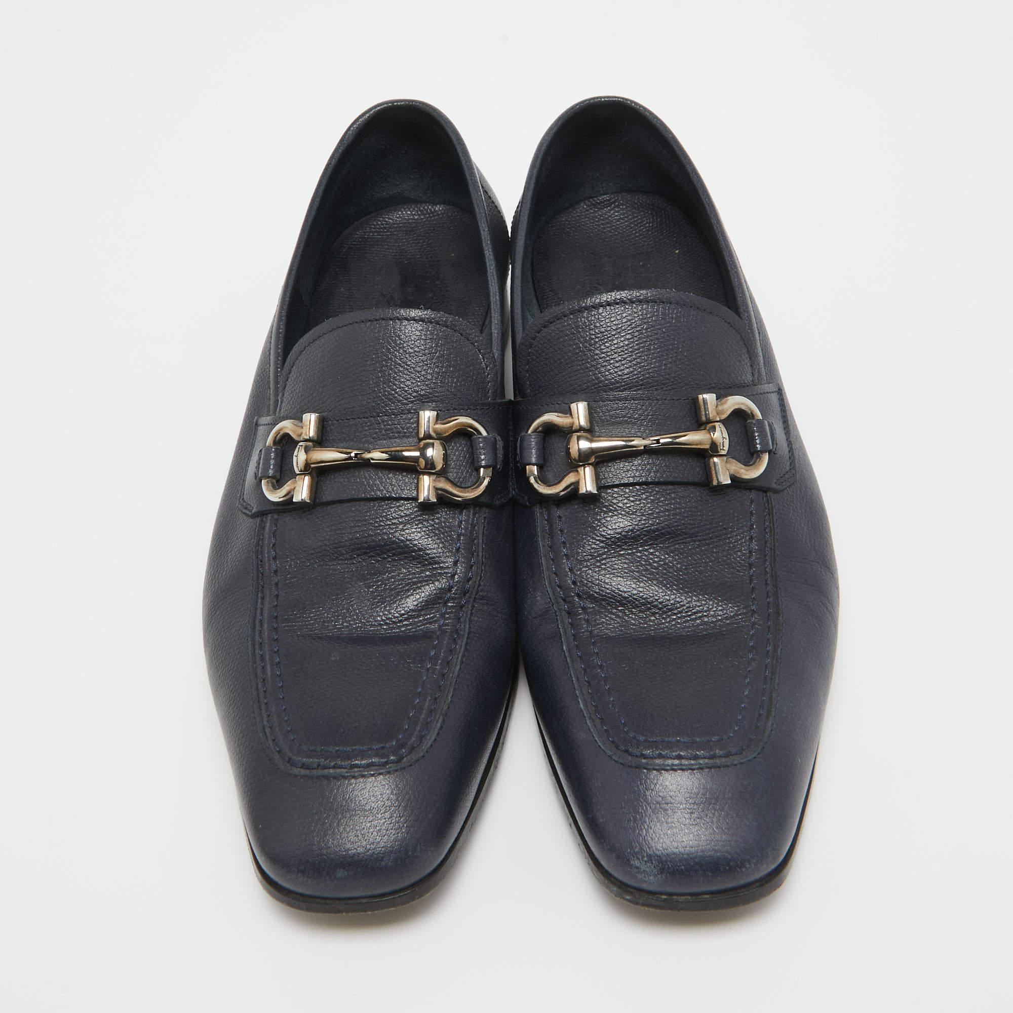 Practical, fashionable, and durable—these Salvatore Ferragamo loafers are carefully built to be fine companions to your everyday style. They come made using the best materials to be a prized buy.

