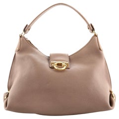 Salvatore Ferragamo New Fanisa Hobo Leather Small