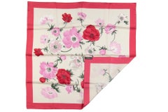Salvatore Ferragamo New Poppy Silk Scarf