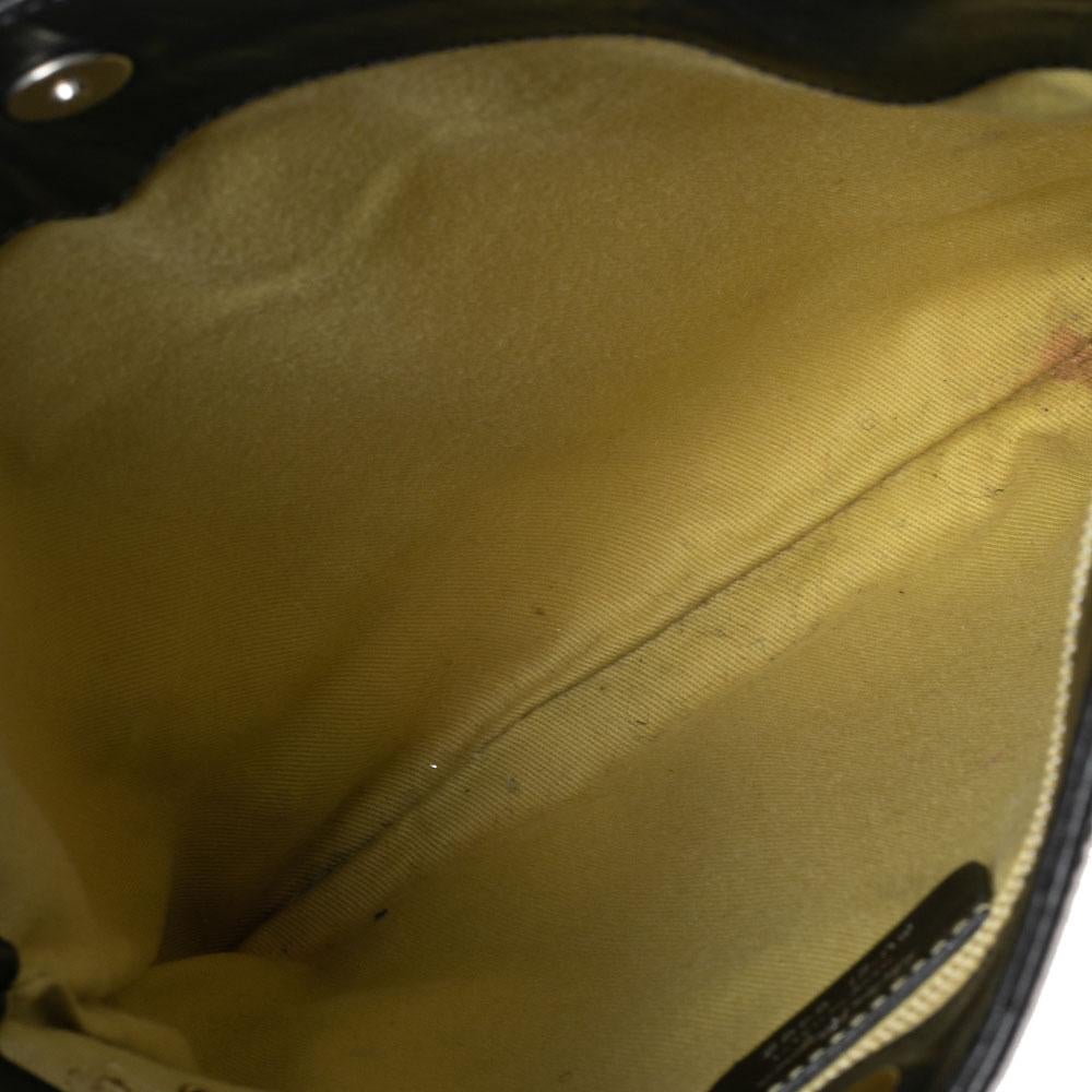 Black Salvatore Ferragamo Nylon And Leather Jungle Safari Print Shoulder Bag