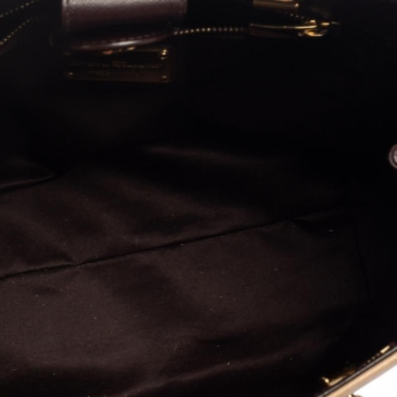 Salvatore Ferragamo Ombre Pink Leather Vany Tote For Sale 3