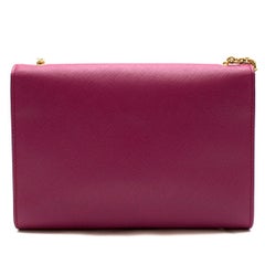 Salvatore Ferragamo Pink Leather Medium Ginny Shoulder Bag