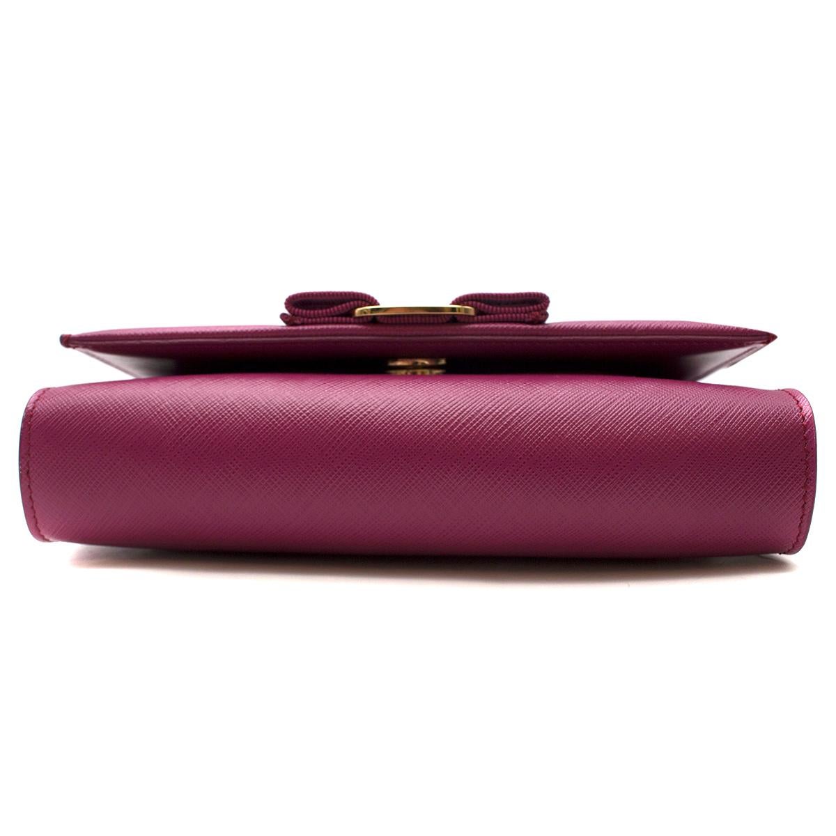 Women's Salvatore Ferragamo Pink Leather Medium Ginny Shoulder Bag