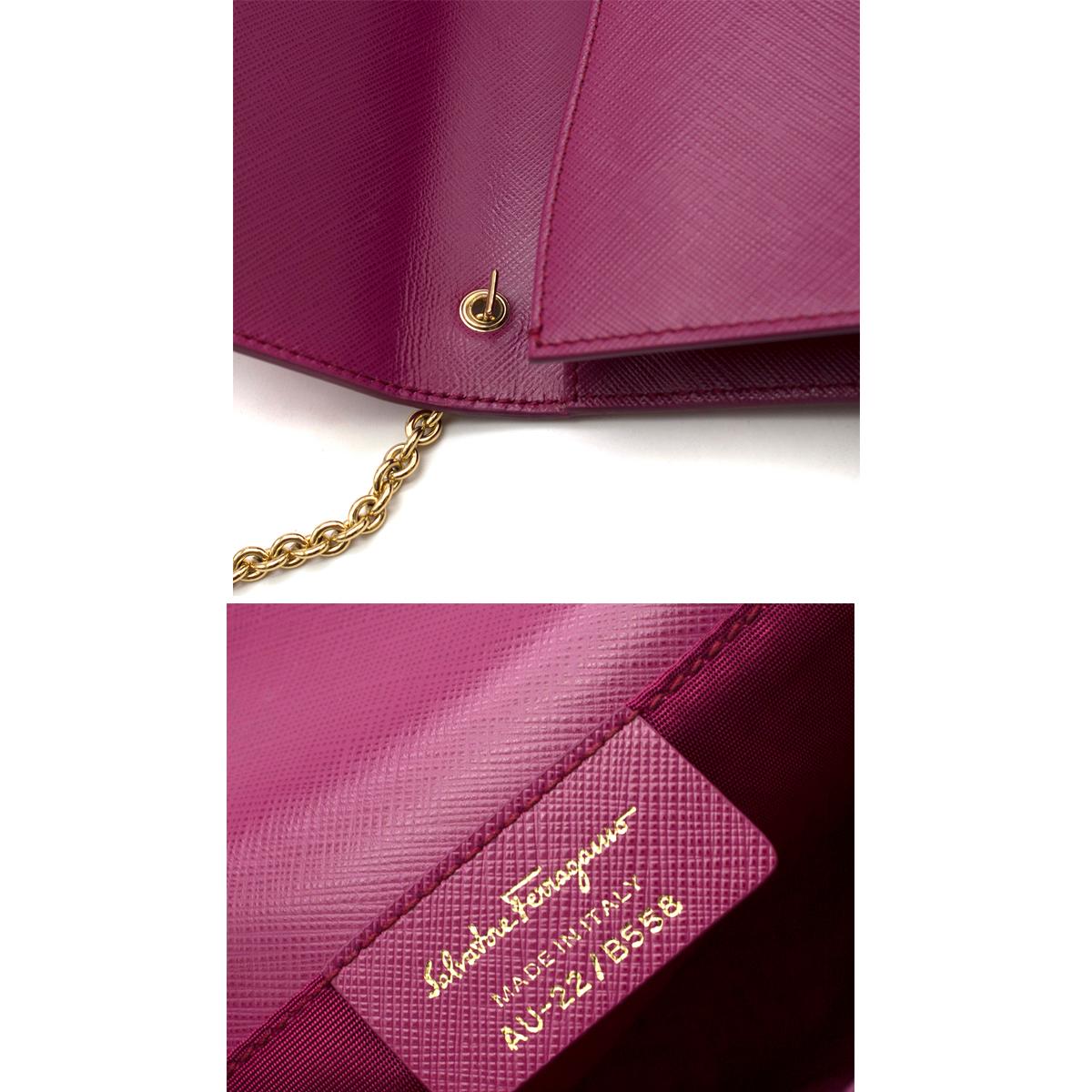 Salvatore Ferragamo Pink Leather Medium Ginny Shoulder Bag 4