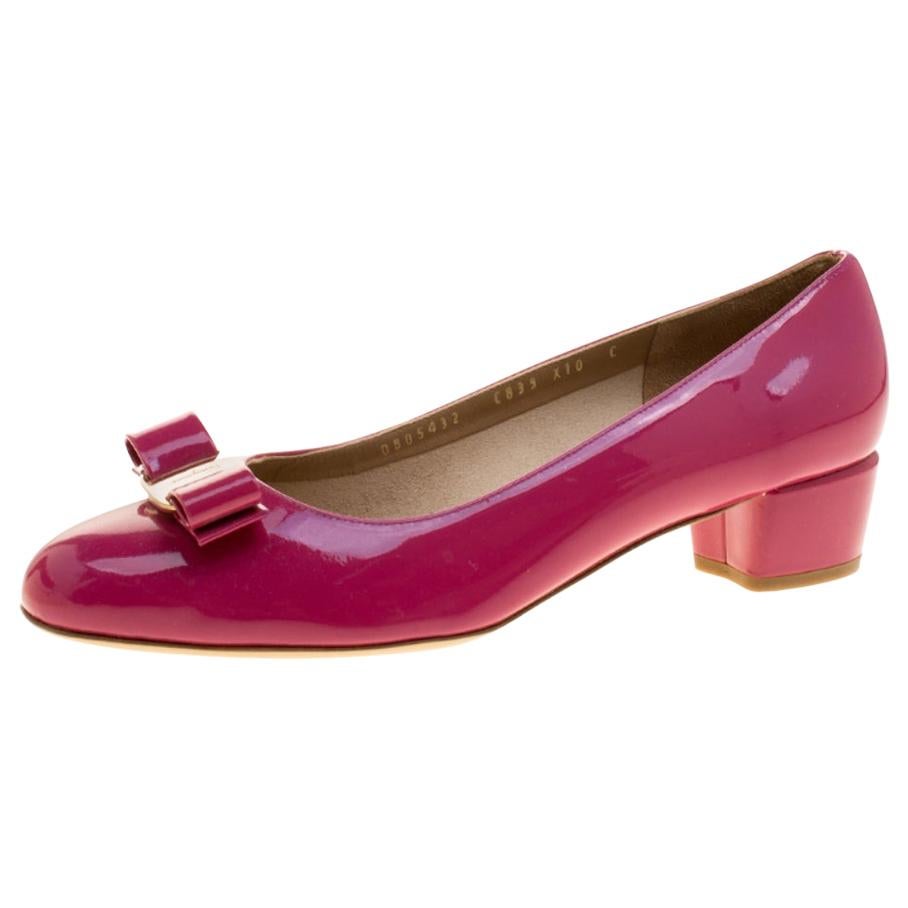 ferragamo pink shoes