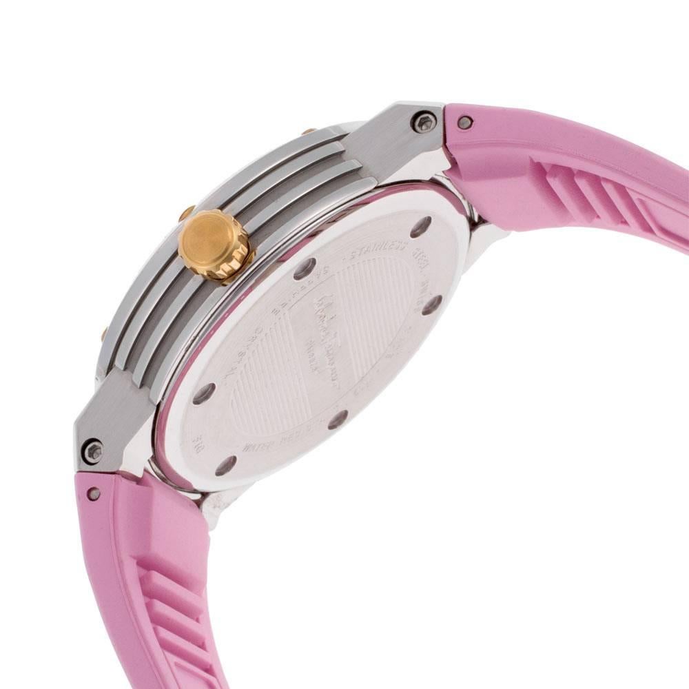 Salvatore Ferragamo Pink Stainless Steel FIG050015 Women's Wristwatch 33MM In Excellent Condition In Dubai, Al Qouz 2