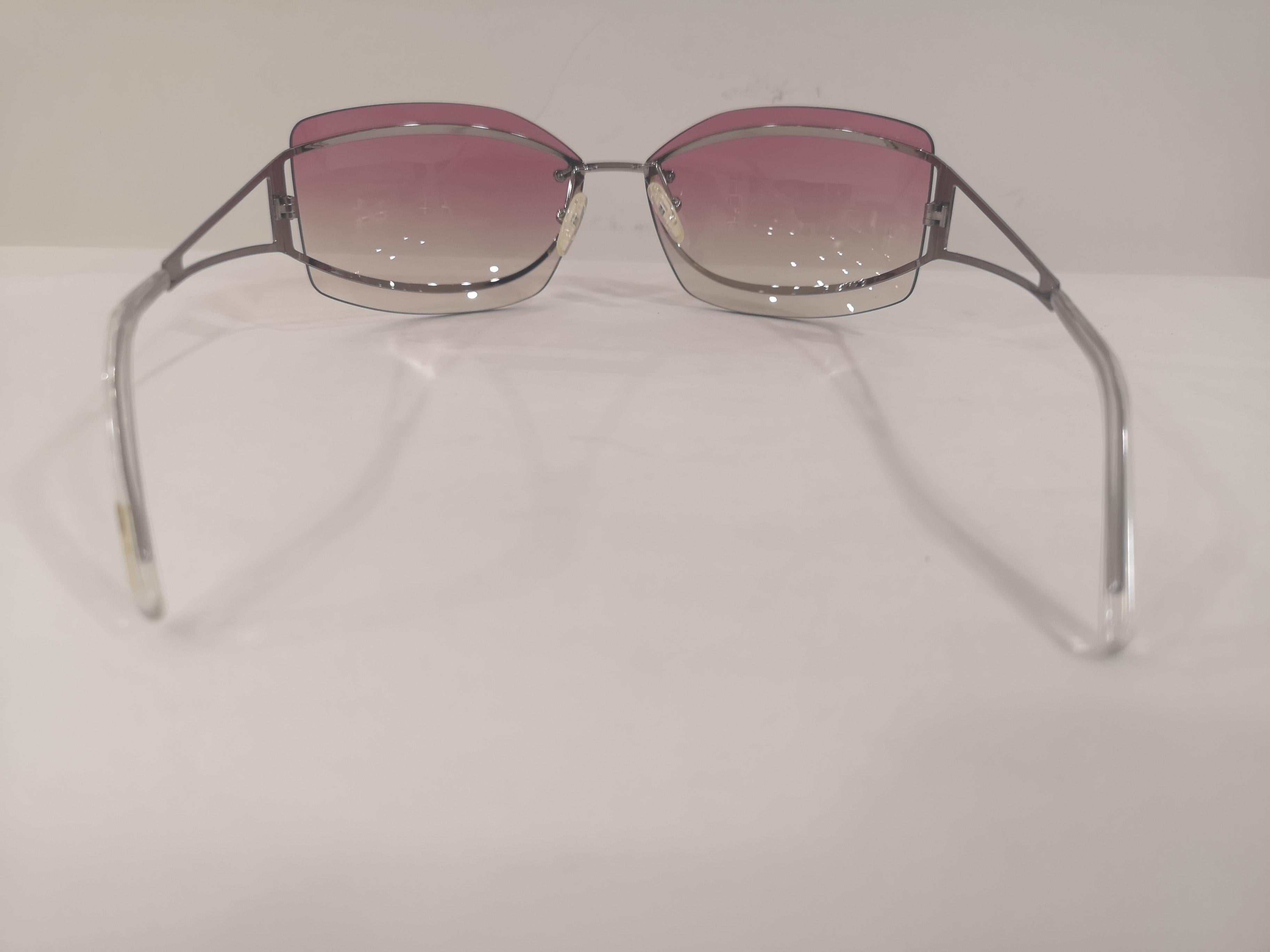Salvatore Ferragamo pink sunglasses NWOT 2
