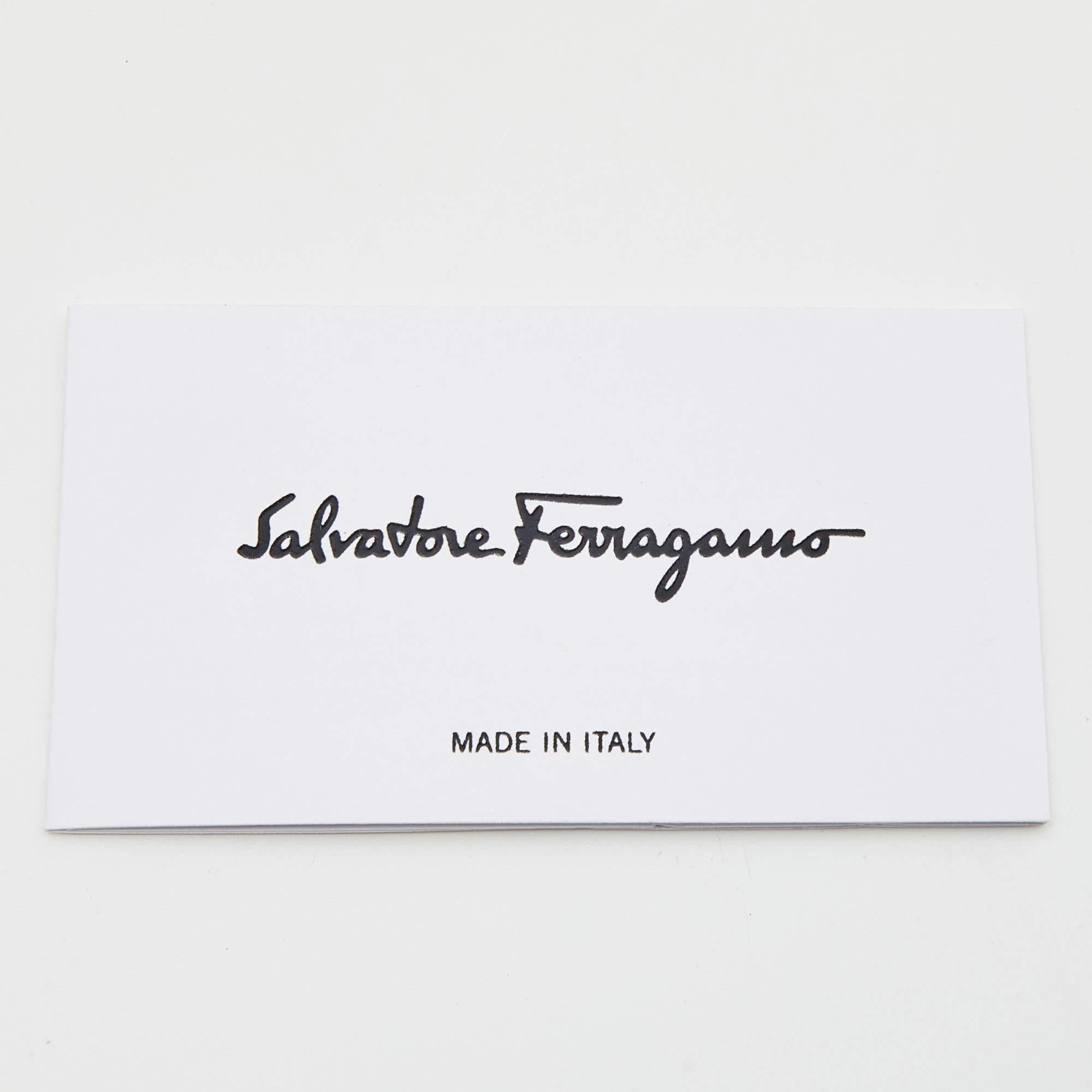 Salvatore Ferragamo Purple Leather Medium Studio Tote 2