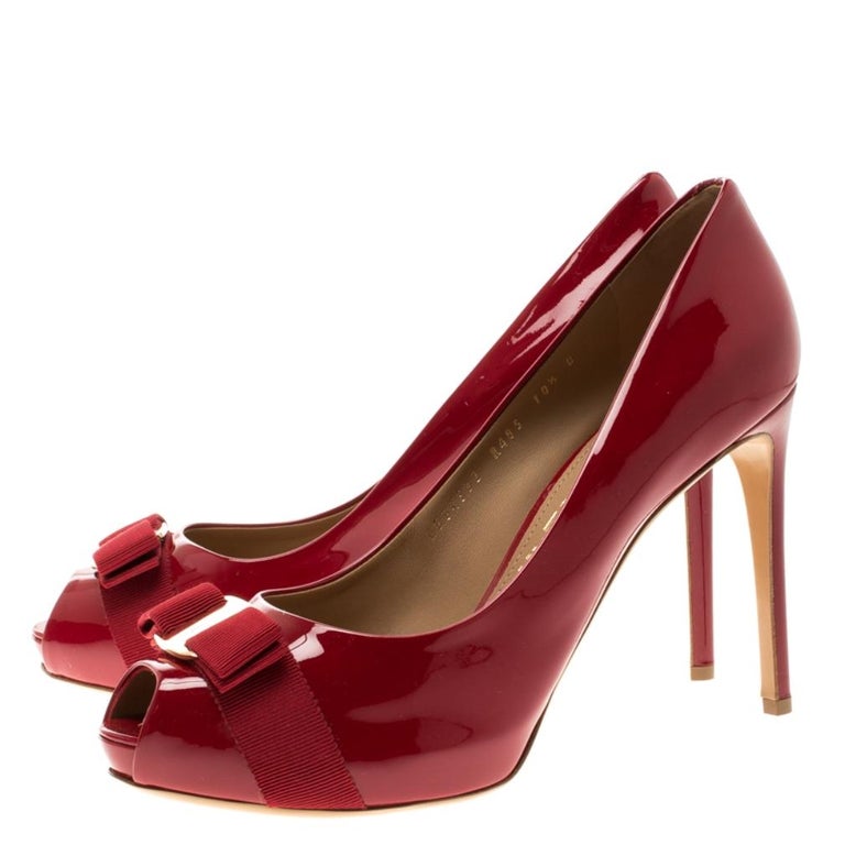 ferragamo platform heels