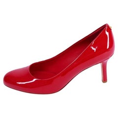 Salvatore Ferragamo Red Patent Leather Pumps - EU 38
