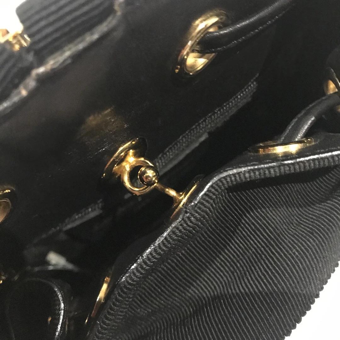 Salvatore Ferragamo Ribbon & Chain Backpack 3