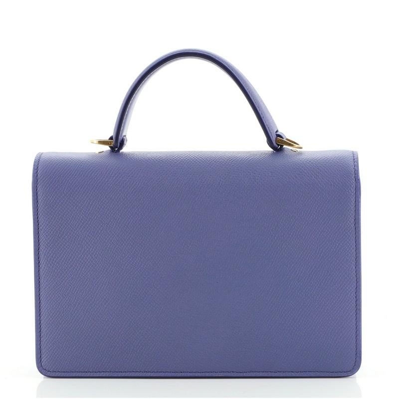 Salvatore Ferragamo Seila Top Handle Bag Leder Klein im Zustand „Gut“ in NY, NY