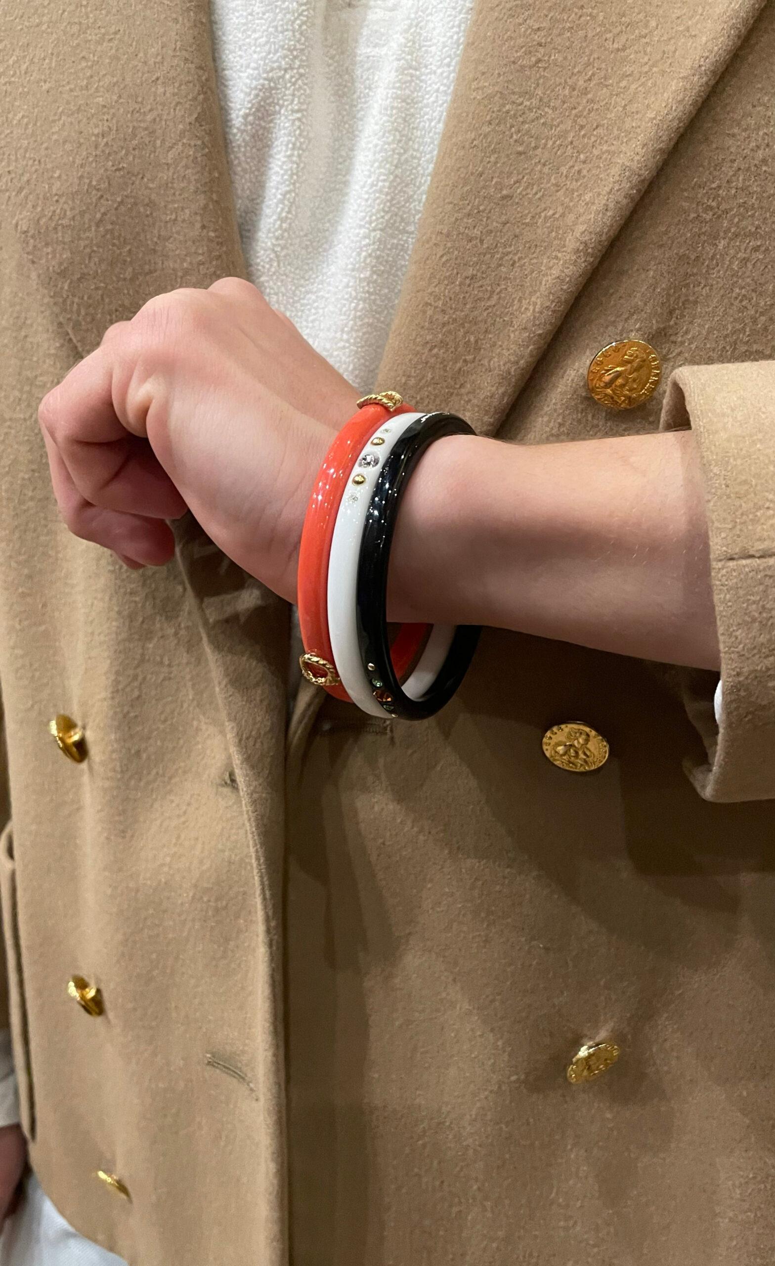 Salvatore Ferragamo set of three bracelets For Sale 2