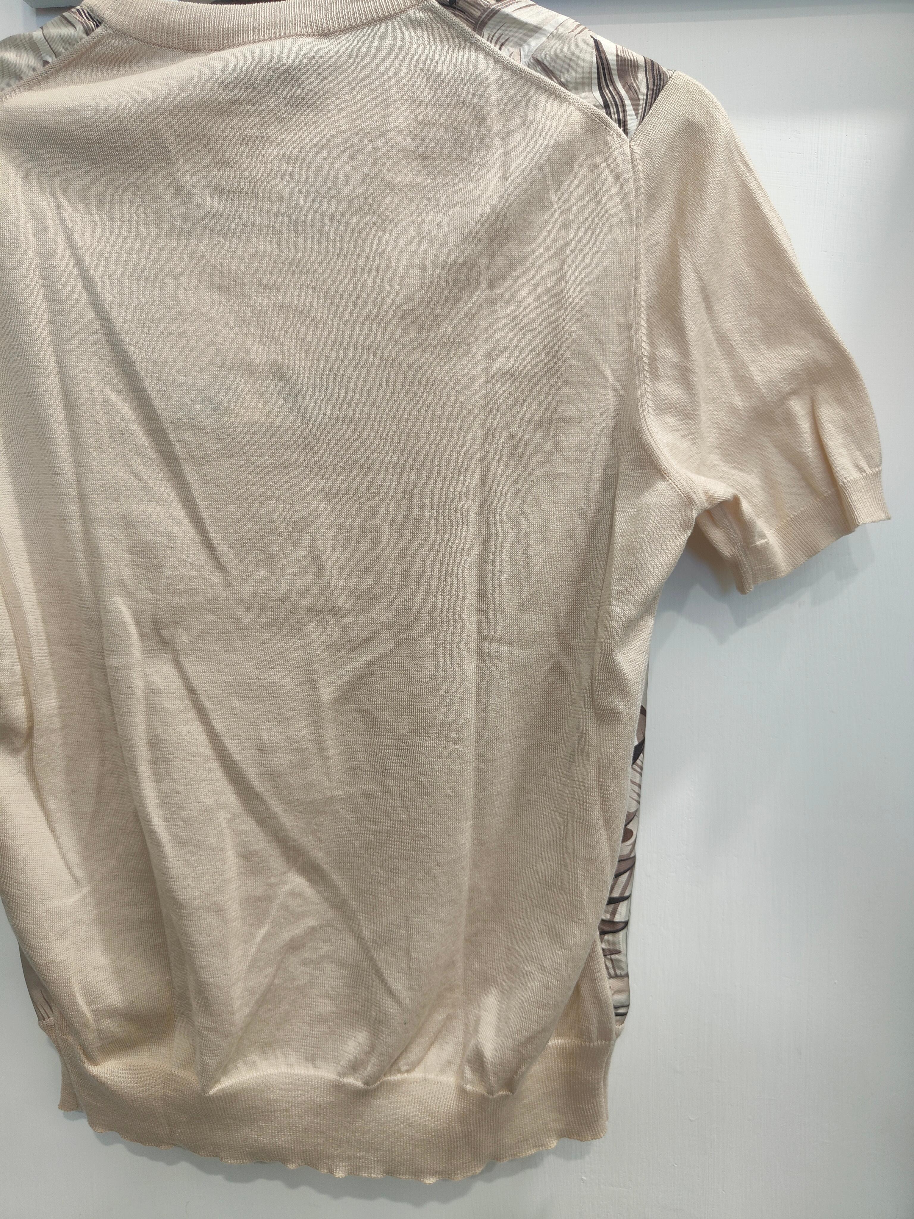 Salvatore Ferragamo Seidenbluse (Braun) im Angebot
