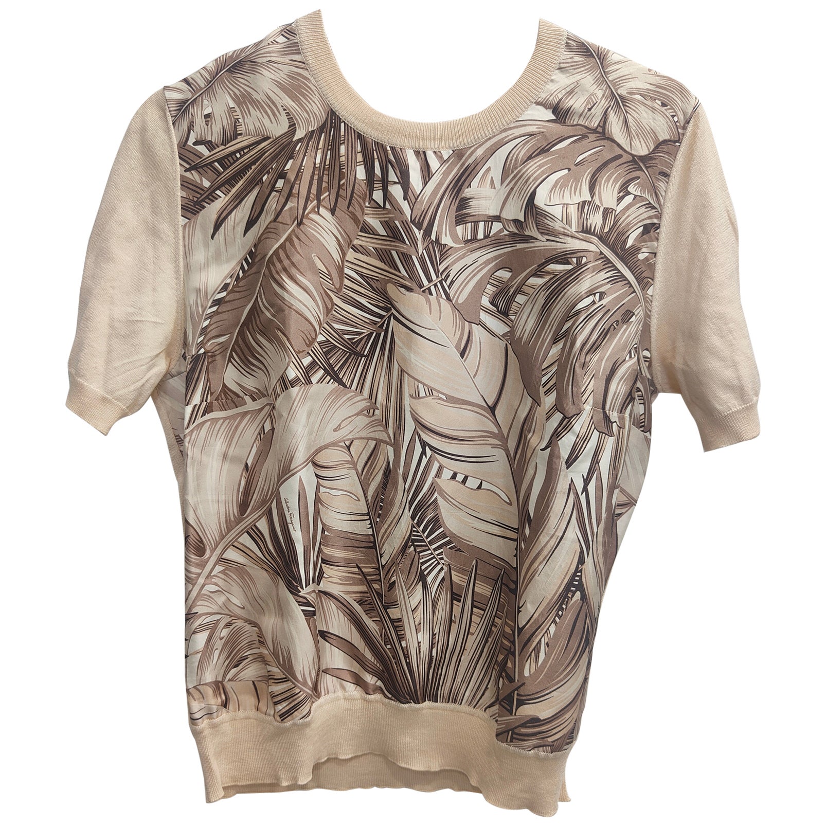 Blusa de seda Salvatore Ferragamo en venta