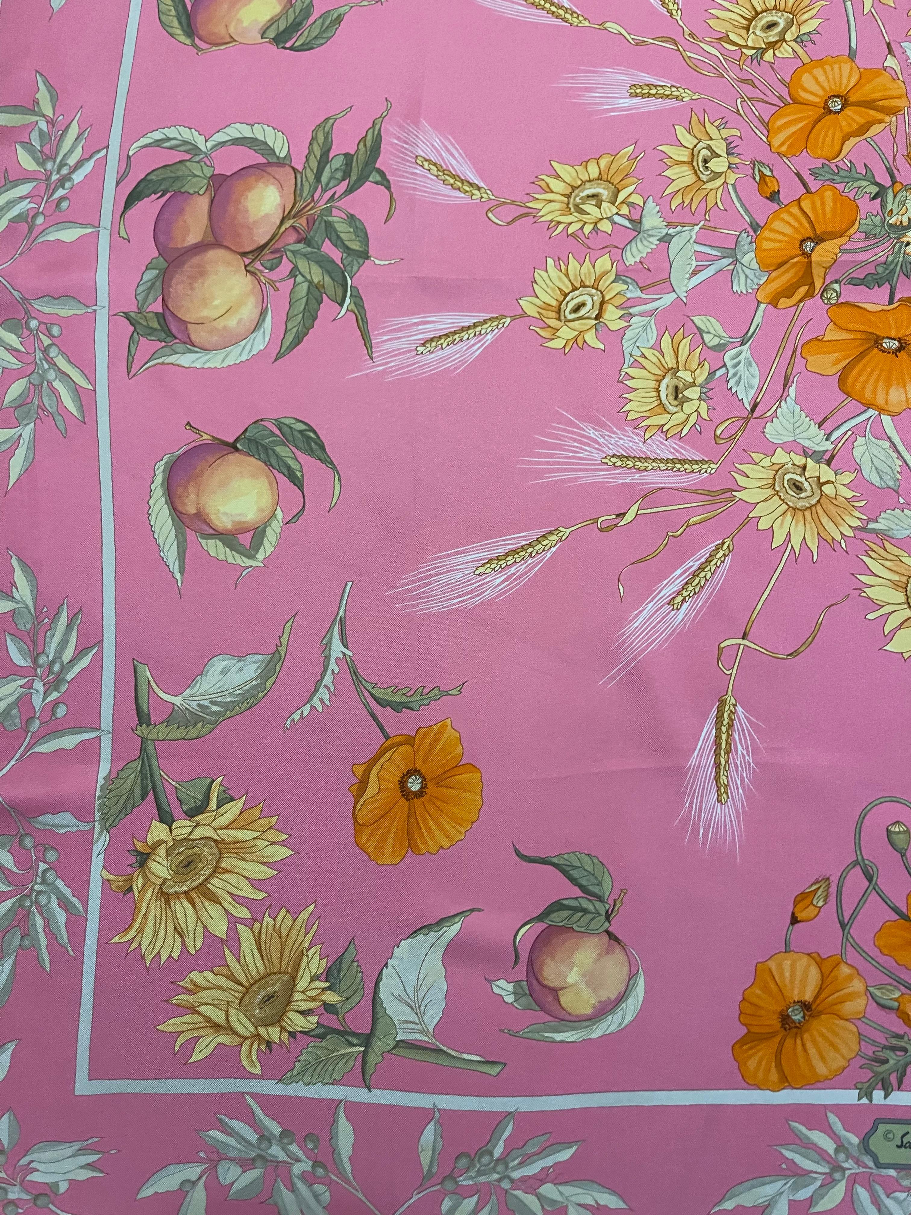 Femenino o masculino Pañuelo floral de seda Salvatore Ferragamo en venta