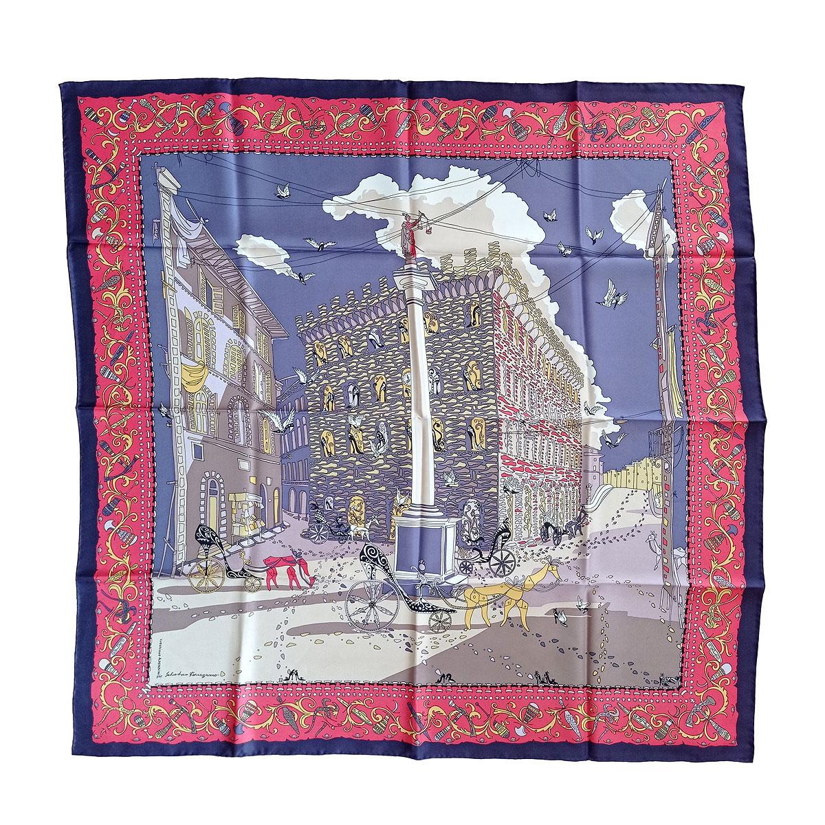 Salvatore Ferragamo Silk Scarf