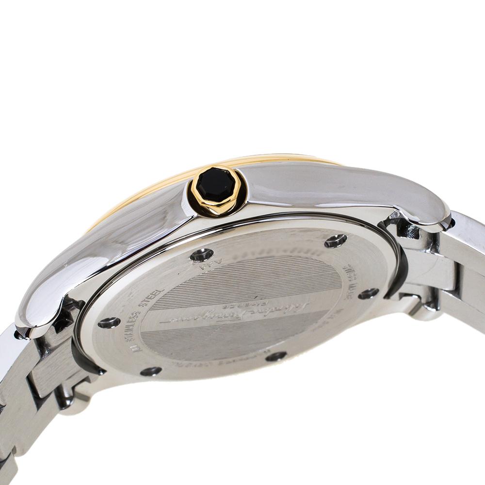 Salvatore Ferragamo Silver White Two-Tone FFV05 0016 Women's Wristwatch 33 mm 2