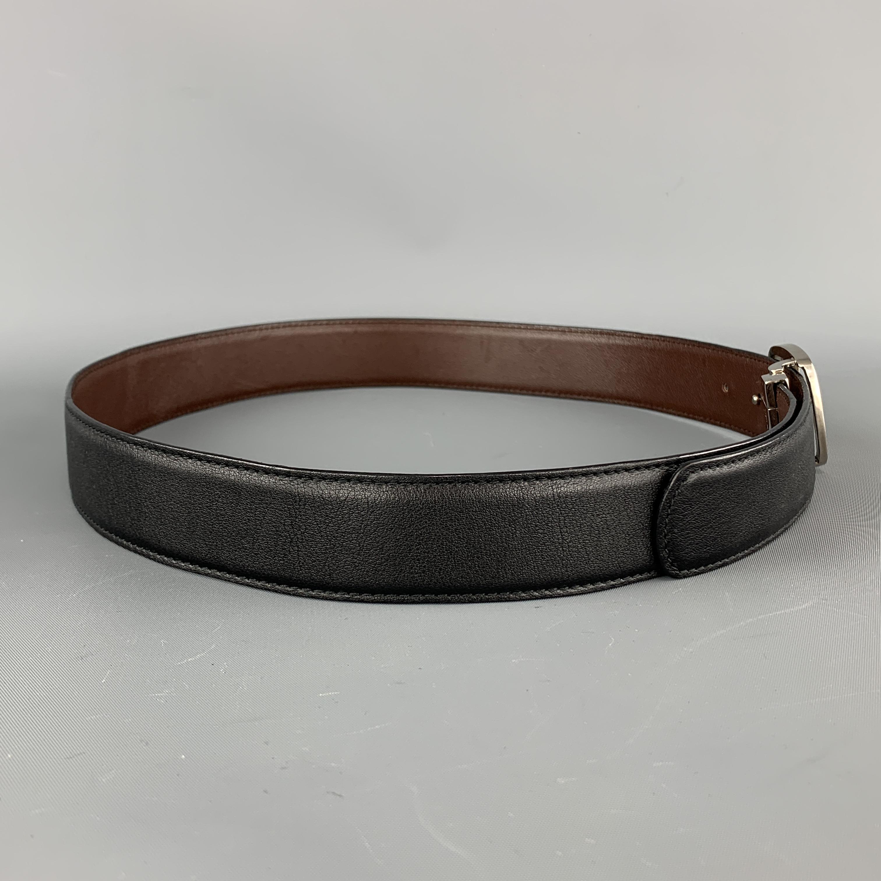 brown ferragamo belt