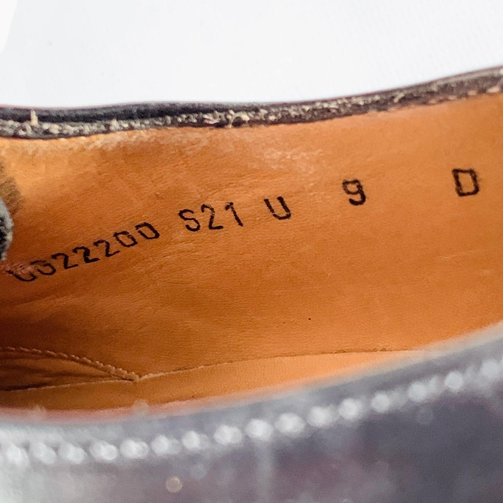 SALVATORE FERRAGAMO Size 9 Black Leather Derby Lace-Up Shoes 4