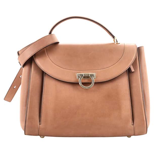 Salvatore Ferragamo Sofia Rainbow Saddle Bag Leather Medium at 1stDibs