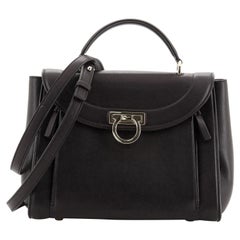 Salvatore Ferragamo Sofia Rainbow Saddle Bag Leather Small