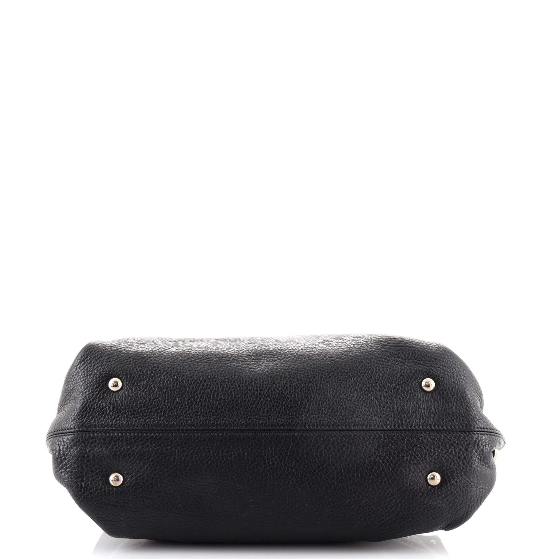 Women's or Men's Salvatore Ferragamo Sofia Satchel Pebbled Leather Medium