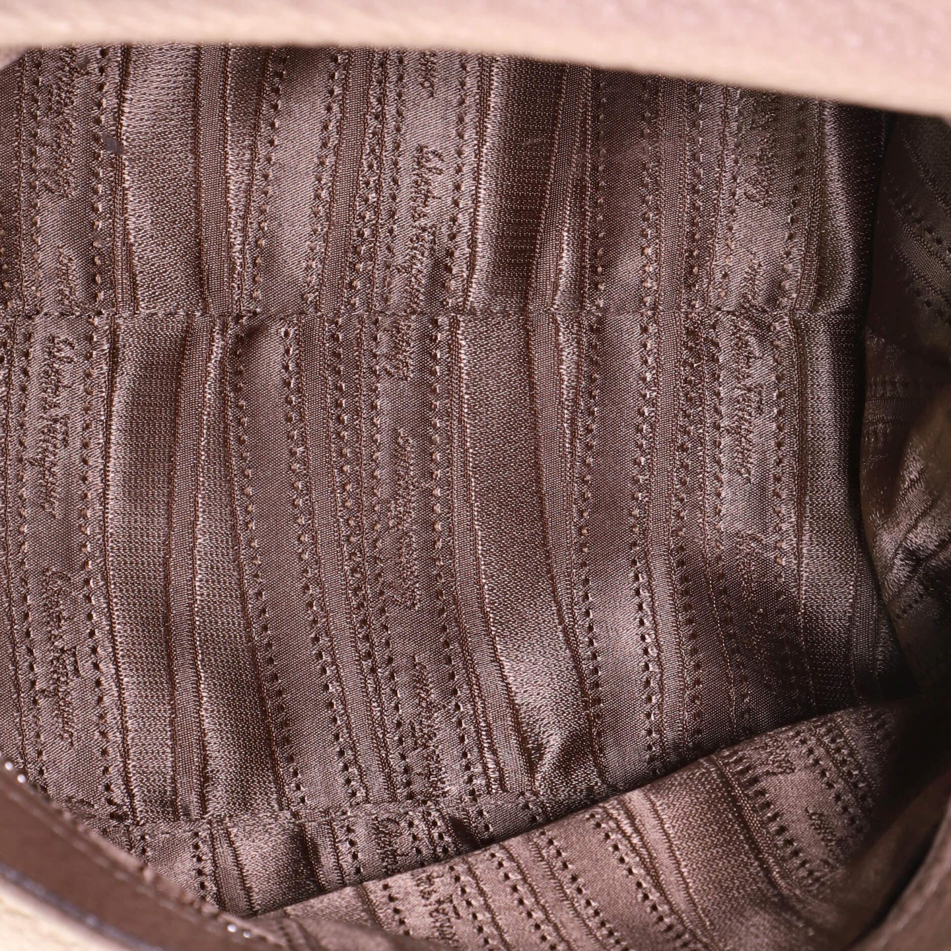 Salvatore Ferragamo Sofia Satchel Pebbled Leather Medium 1