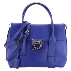 Used Salvatore Ferragamo Sookie Satchel Leather