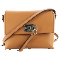 Salvatore Ferragamo Studio Crossbody Bag Leather Small