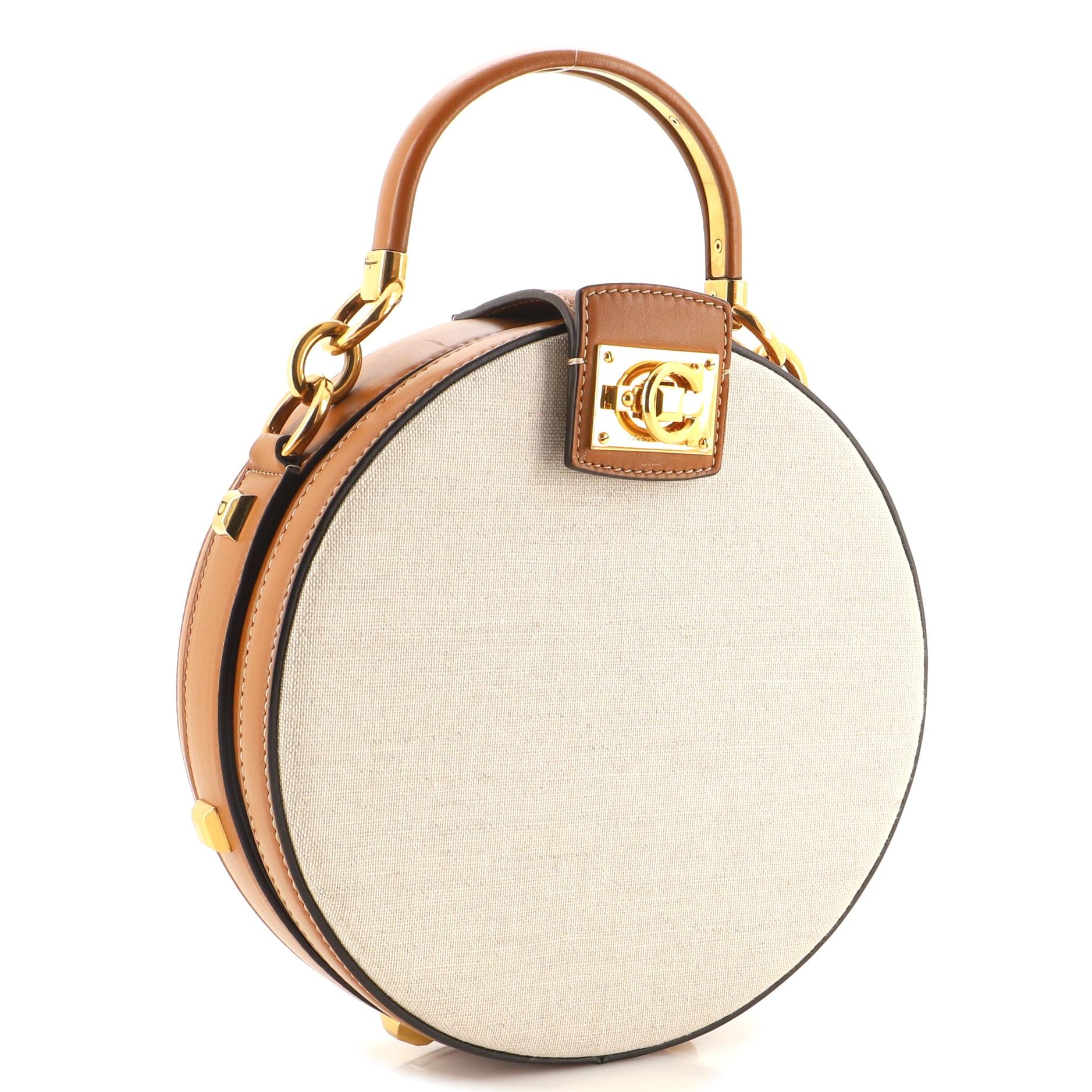 Ferragamo round studio bag store