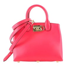 Salvatore Ferragamo Studio Satchel Leather Mini