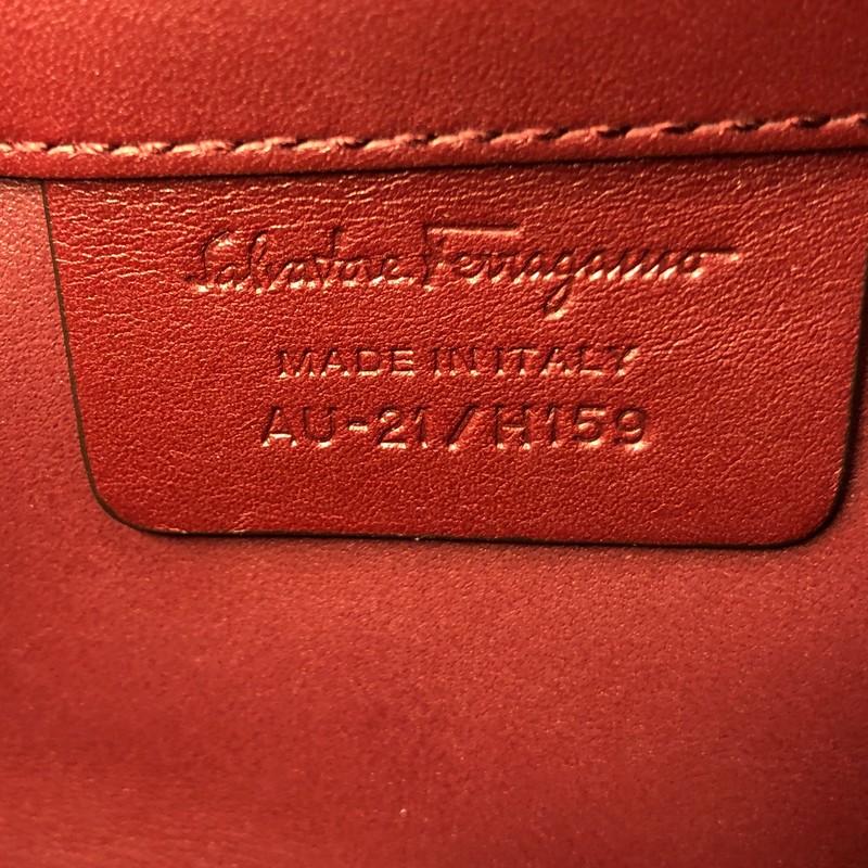 Salvatore Ferragamo Studio Satchel Leather Small In Good Condition In NY, NY