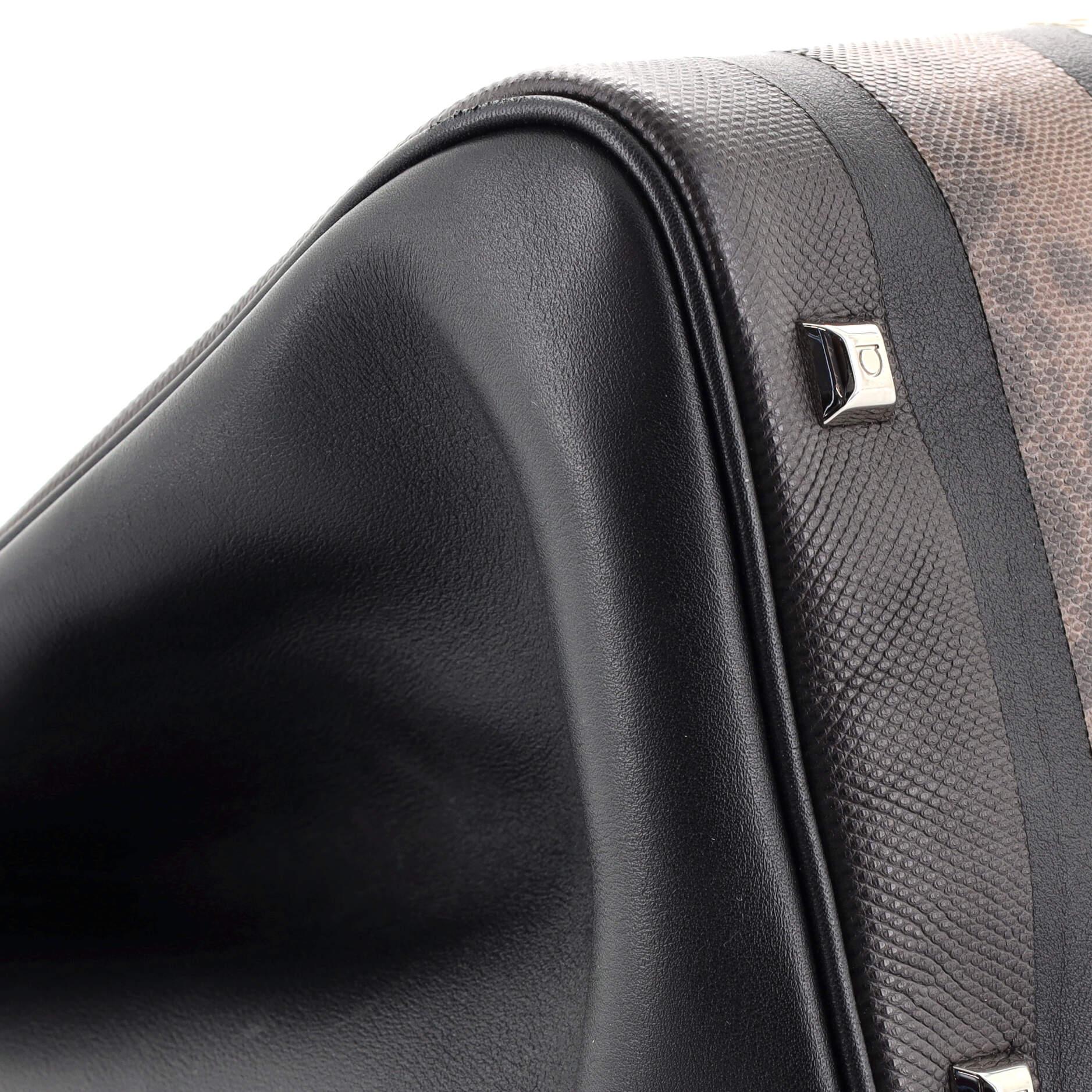 Salvatore Ferragamo Studio Satchel Gestreiftes Schlangenhaut Medium 2