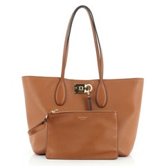 Salvatore Ferragamo Studio Tote Leather Medium